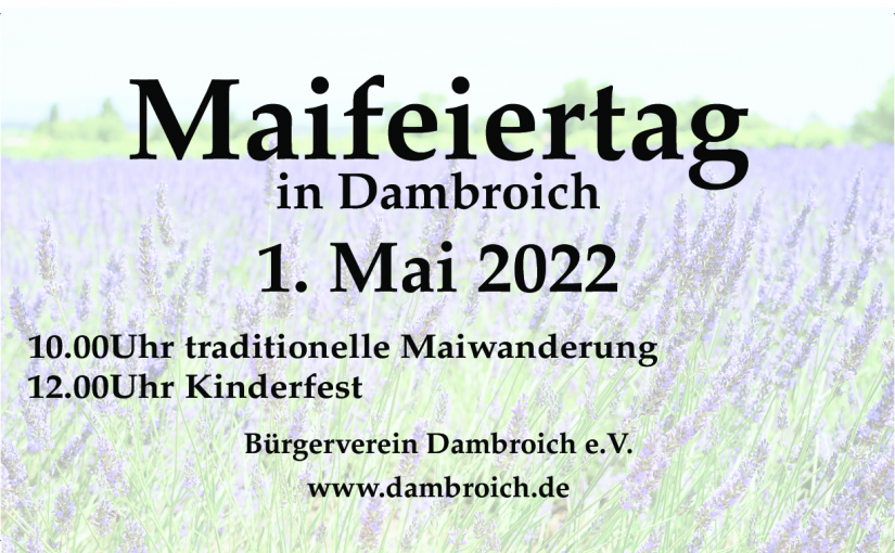 Maifeiertag in Dambroich